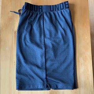 Unisex Under Armour Gray Basketball shorts